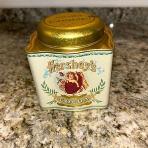 Vintage Hersheys Cocoa Tin Collectible Advertising Advertising Kitchen Decor
